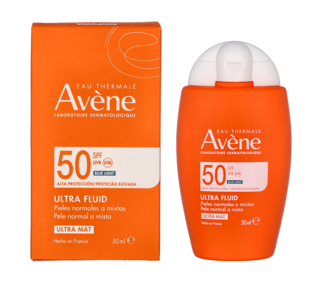 Avene Ultra Sunscreen Fluid Blue Light SPF50+ 50 ml