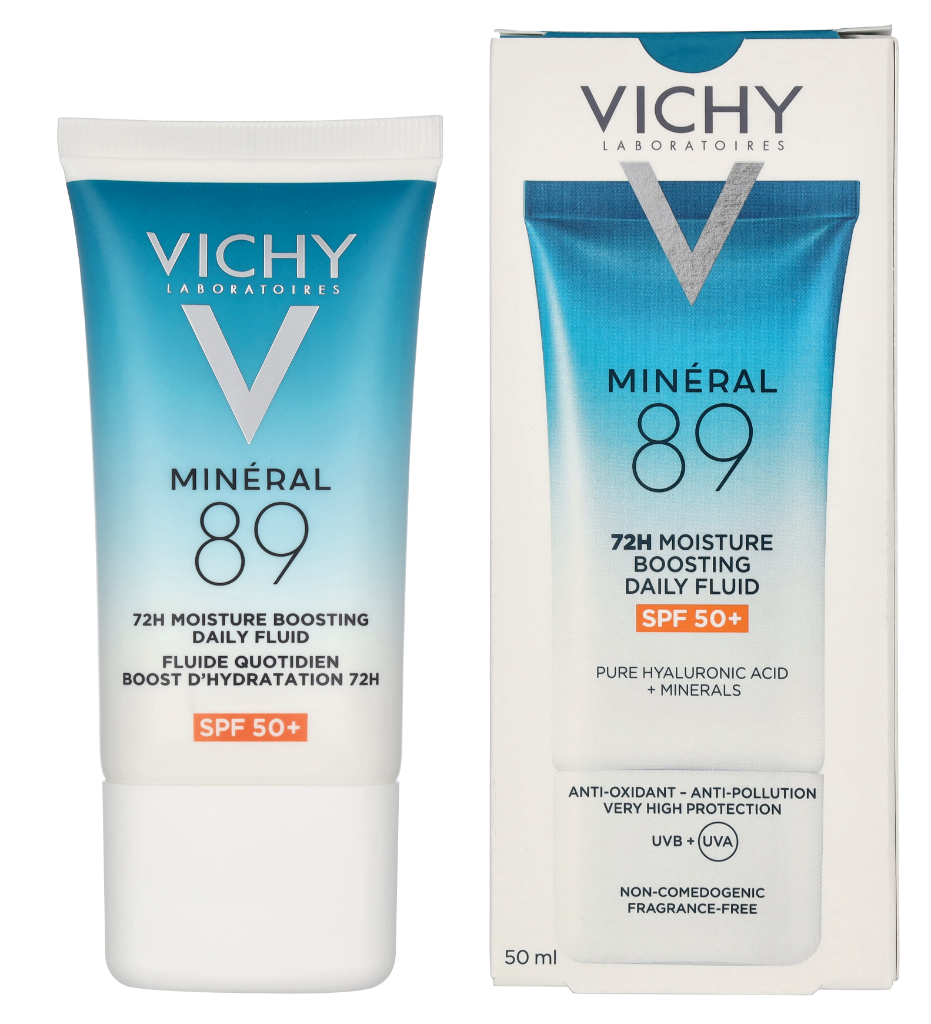 Vichy Mineral 89 72H Moisture Boosting Daily Fluid SPF50+ 50 ml