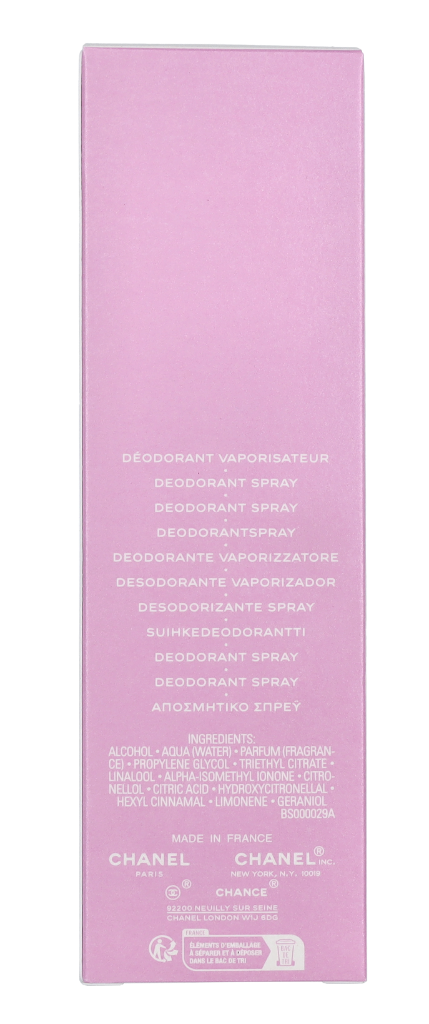 Chanel Chance Eau Tendre Deo Spray 100 ml