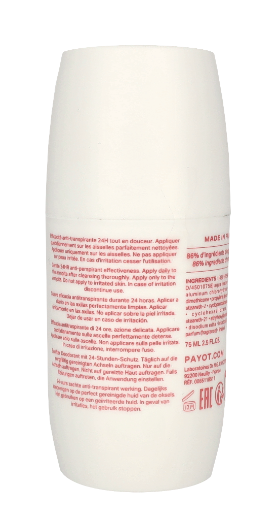 Payot 24-Hour Anti-Perspirant Roll-On 75 ml