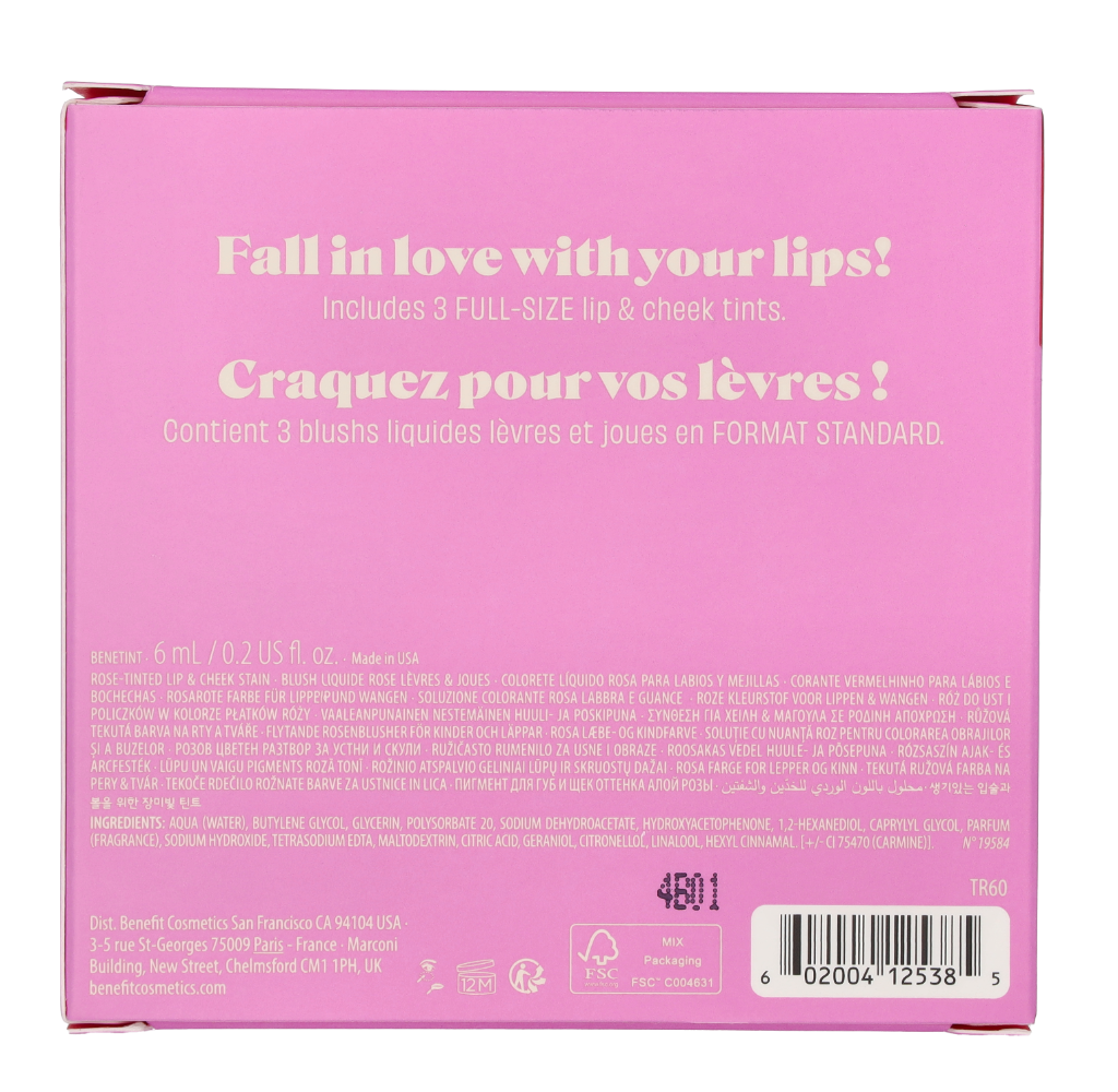 Benefit Lip Tints to Love Set 18 ml