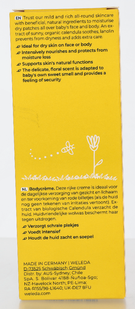Weleda Baby Calendula Body Cream 75 ml