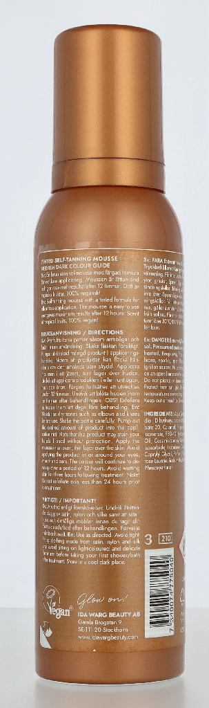 Ida Warg Instant Self-Tanning Mousse Medium Dark 150 ml