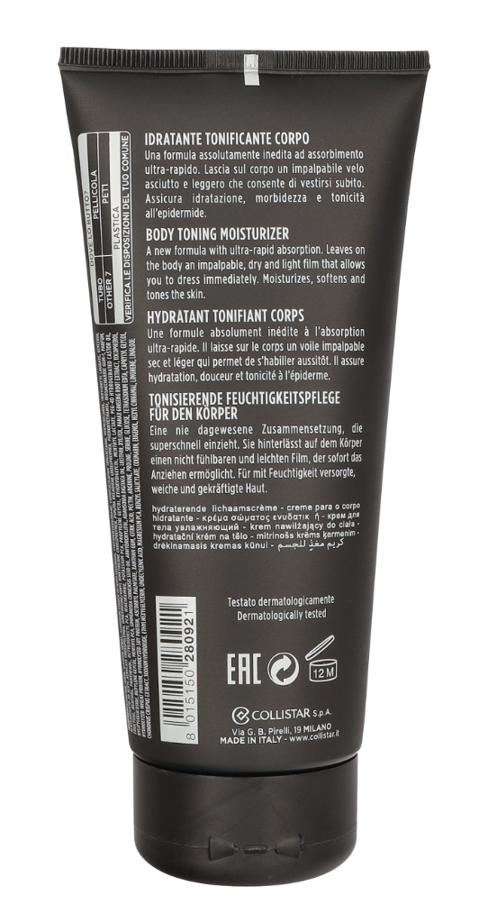 Collistar Uomo Body Toning Moisturizer 200 ml