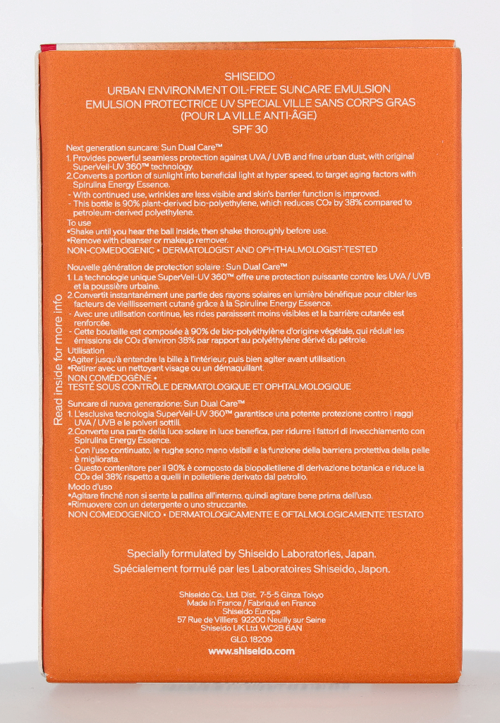Shiseido Urban Environment Age Defense SPF30 30ml