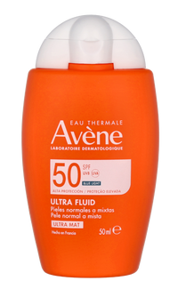 Avene Ultra Sunscreen Fluid Blue Light SPF50+ 50 ml