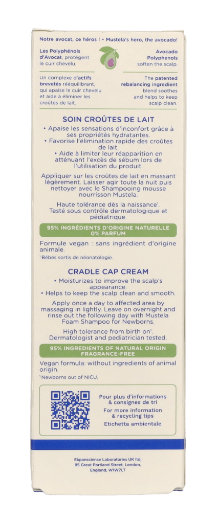 Mustela Bebe Cradle Cap Cream 40 ml