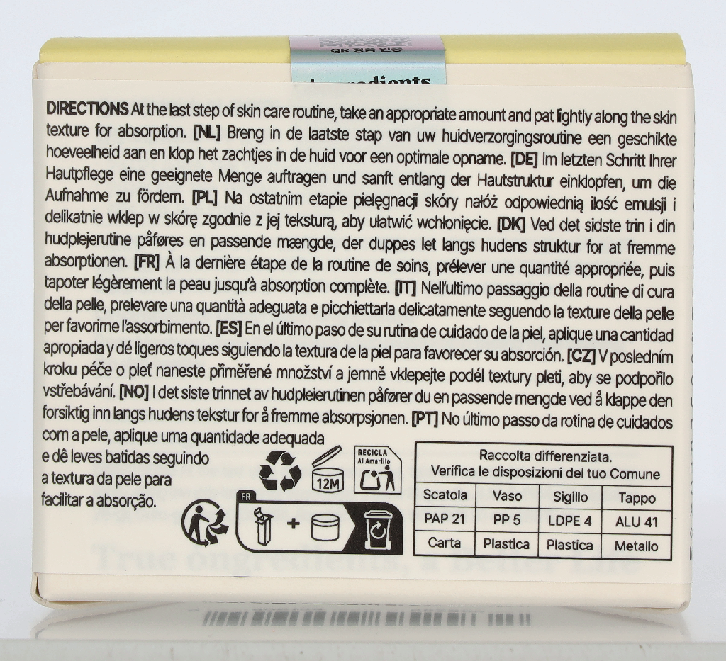 Ongredients Deep Calming Cream 50 ml