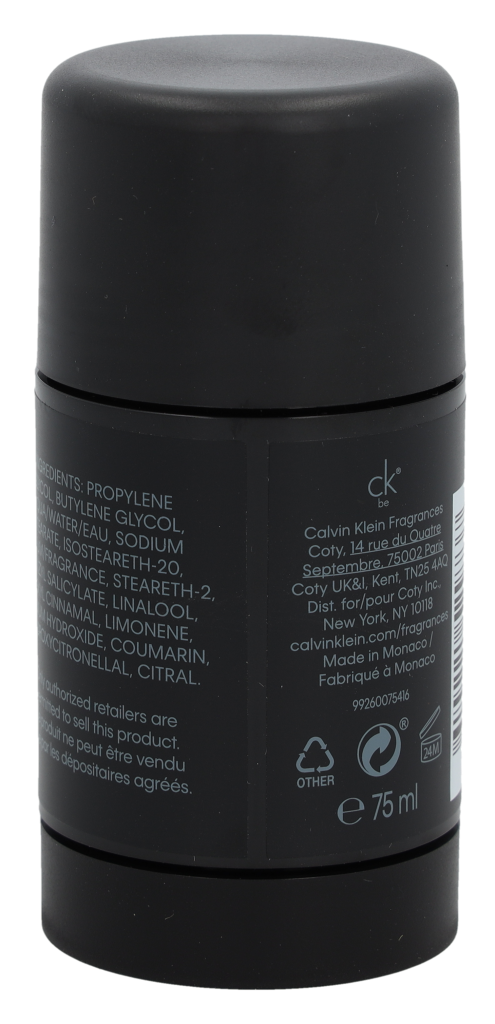 Calvin Klein Ck Be Deo Stick 75 ml