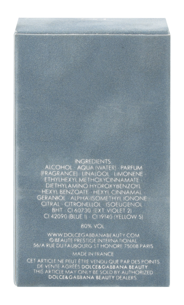 D&G Light Blue Pour Homme Eau de toilette Spray