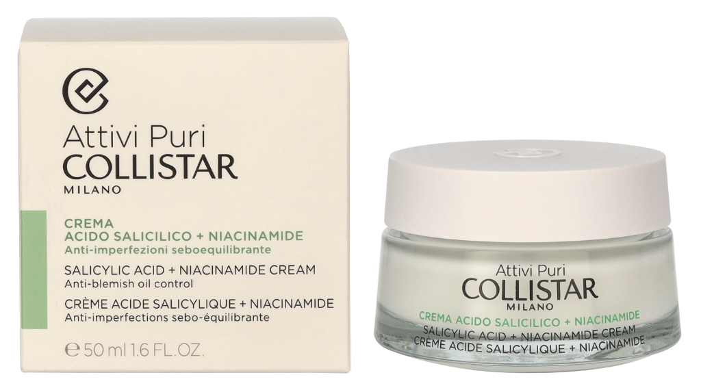 Collistar Attivi Puri Salicylic Acid + Niacinamide Cream 50 ml