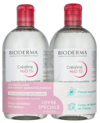 Bioderma Crealine Ts H2O Solution Micellaire Duo Pack 1000 ml