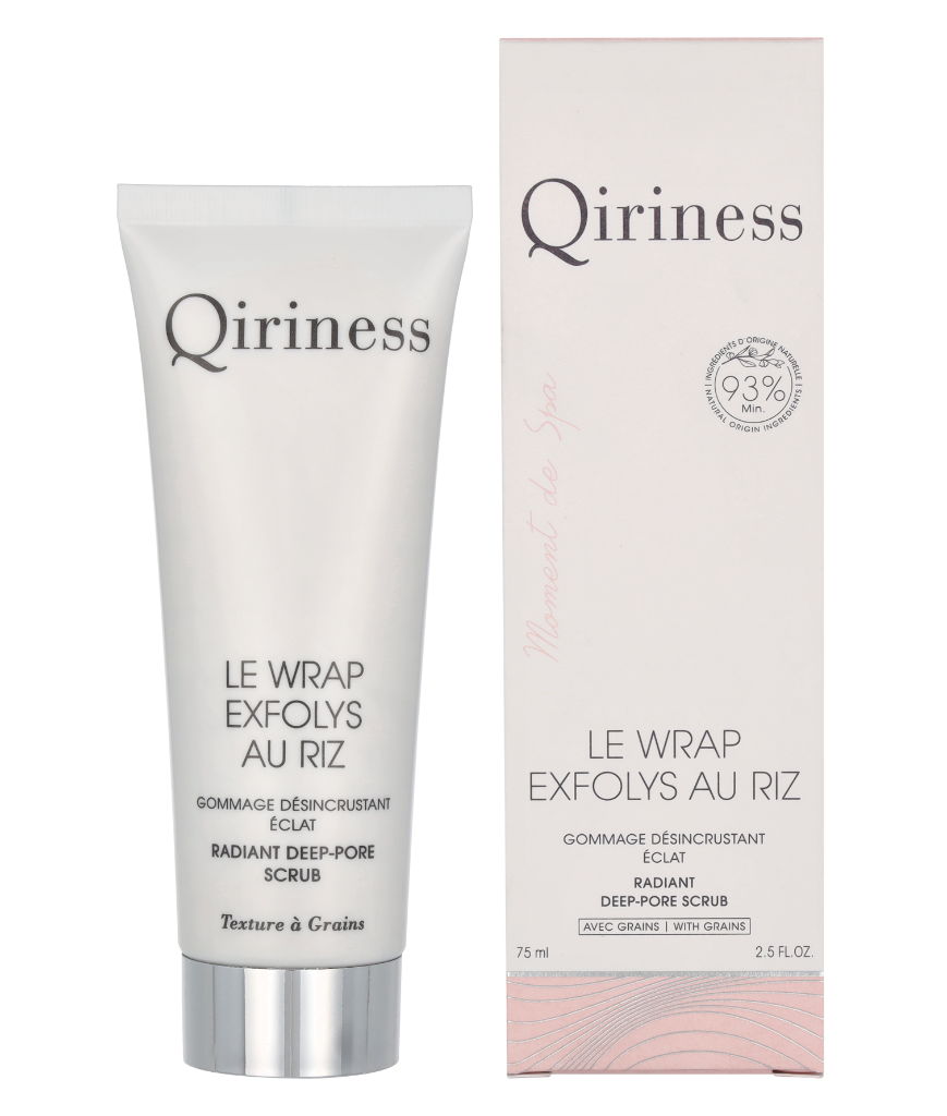 Qiriness Le Wrap Exfolys Au Riz Radiant Deep-Pore Scrub 75 ml