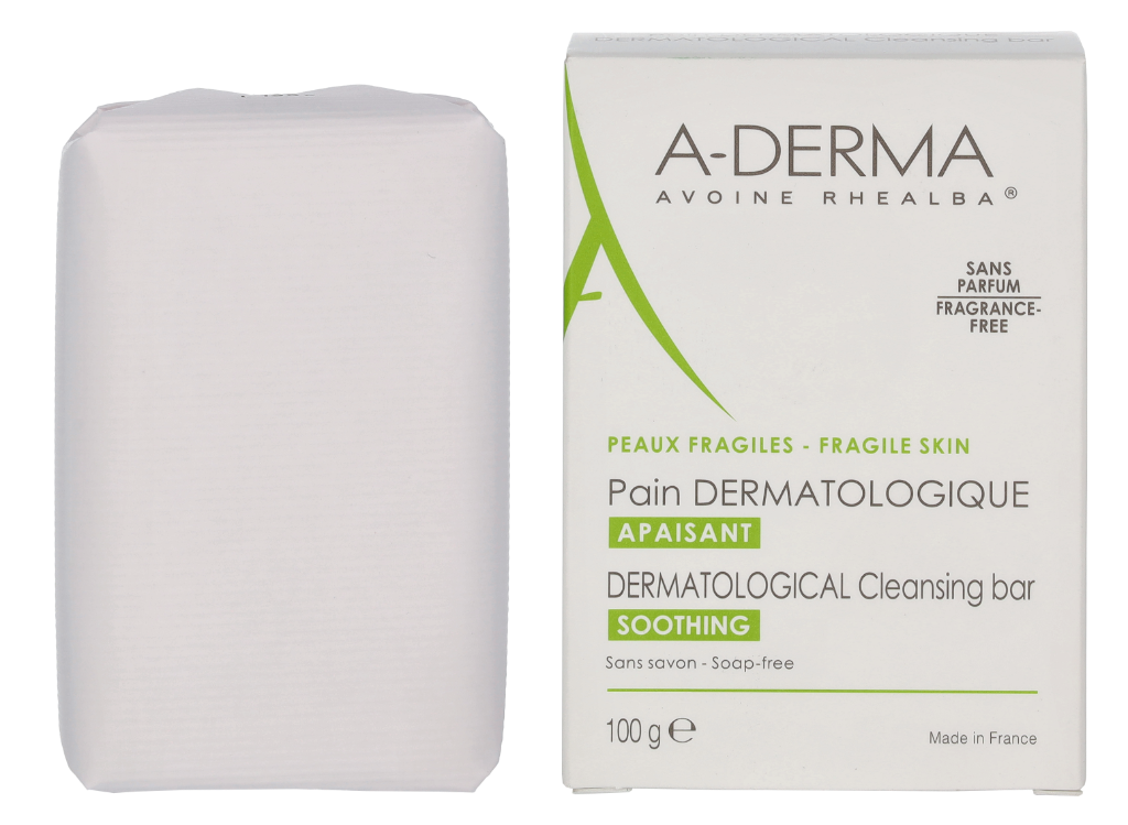 A-Derma Dermatological Cleansing Bar 100 g
