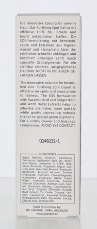 Dr. Grandel Puricode Purifying Spot Expert Cream Gel 20 ml