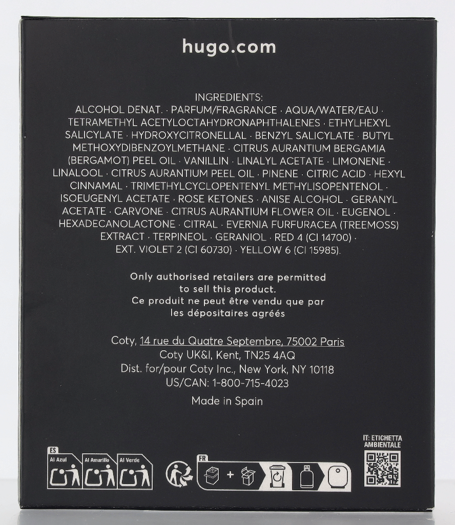 Hugo Deep Red Edp Spray 75 ml