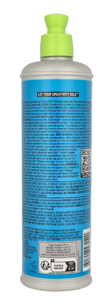 Tigi BH Gimme Grip Texturizing Shampoo 400 ml