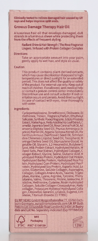 Growus Damage Therapy Hair Oil 65 ml