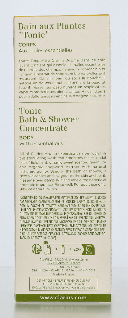 Clarins Tonic Bath & Shower Concentrate 200ml