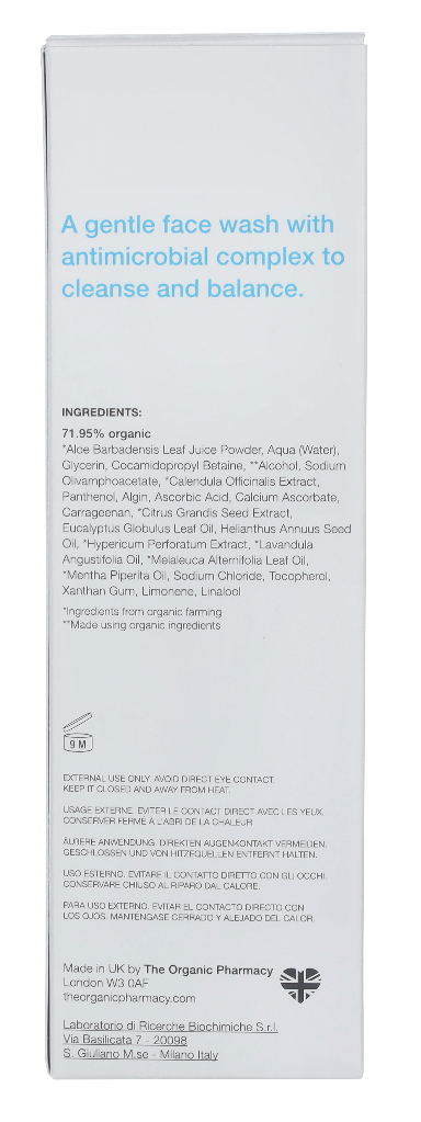 The Organic Pharmacy Peppermint Facial Wash 100ml