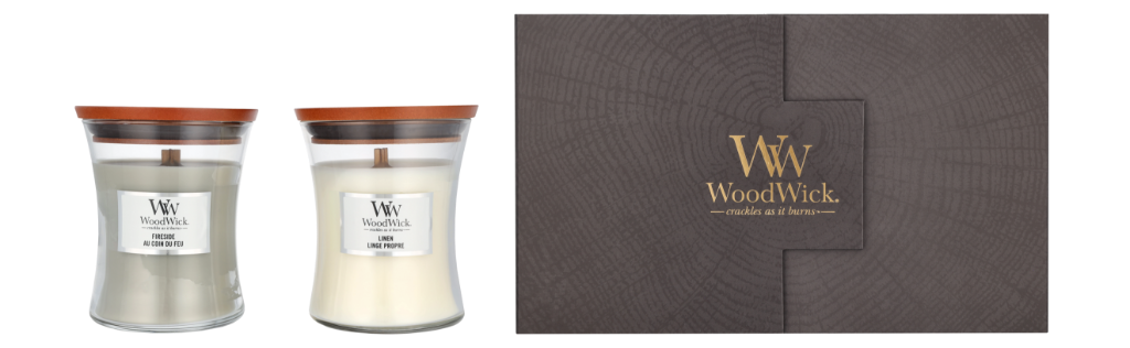 Woodwick Medium Hourglass Candle Set