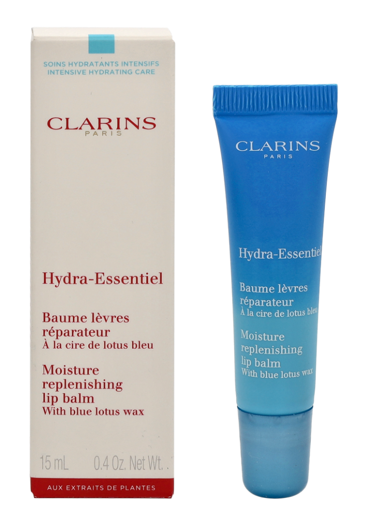 Clarins Hydra-Essentiel Moisture Replenishing Lip Balm With Blue Lotus Wax 15 ml