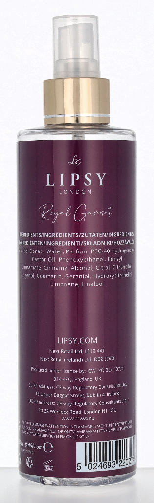 Lipsy Royal Garnet Body Mist 250 ml