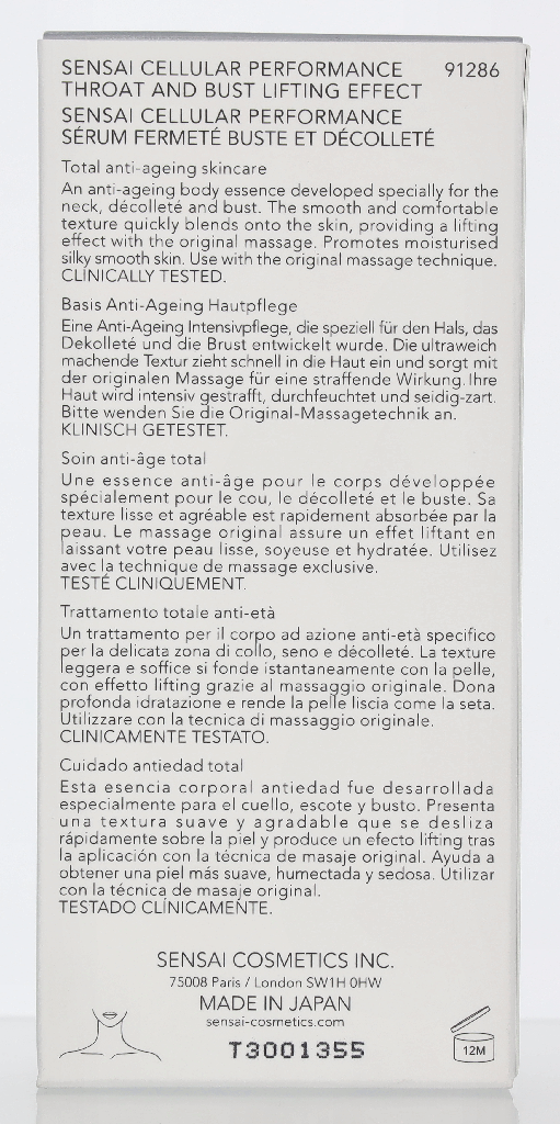 Sensai Cellular Performance Throat And Bust Lifting Effect 100ml