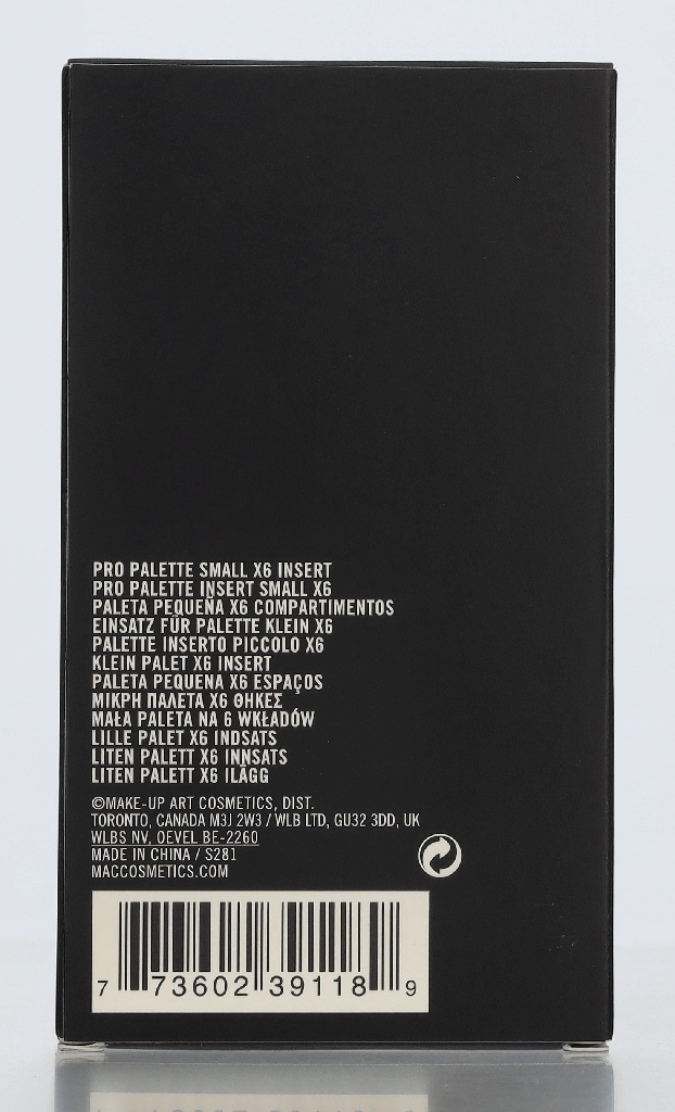 MAC Pro Palette Small x 6 Insert (Empty)