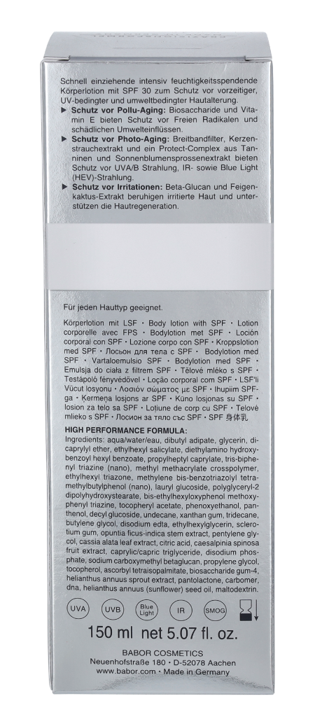 Babor Protect Cellular Body Protector SPF30 150 ml