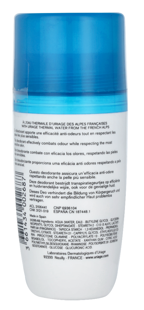 Uriage Deodorant Gentle 24H 50 ml