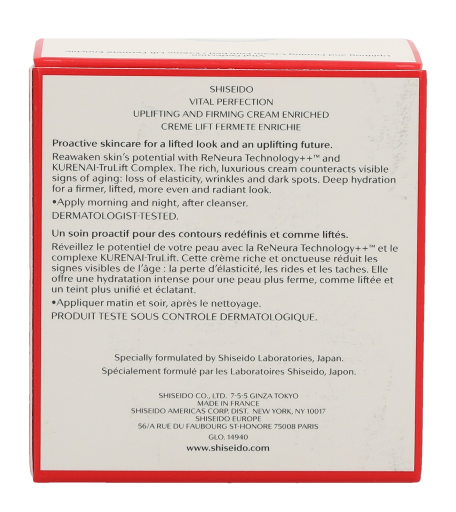 Shiseido Vital Perfection Cream Enriched 50ml