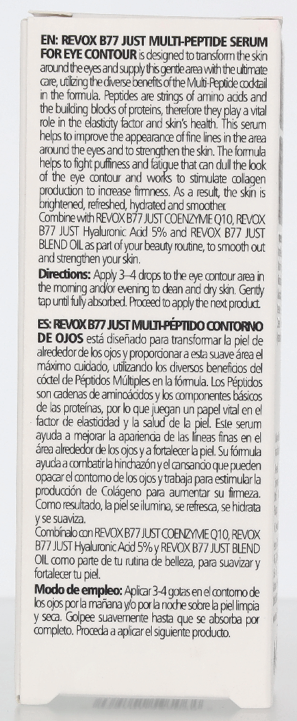 Revox B77 Just Multi-Peptide Serum For Eye Contour 30 ml
