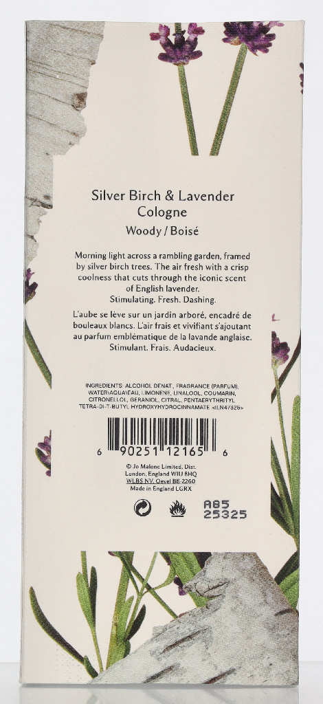 Jo Malone Silver Birch & Lavender Edc Spray Pre-pack 30 ml