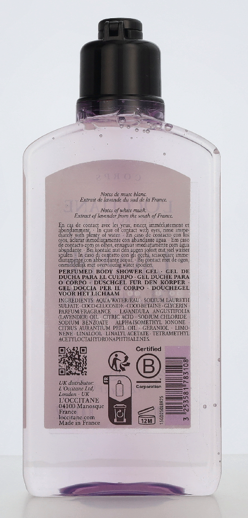 L'Occitane Lavande Blanche Shower Gel 250 ml