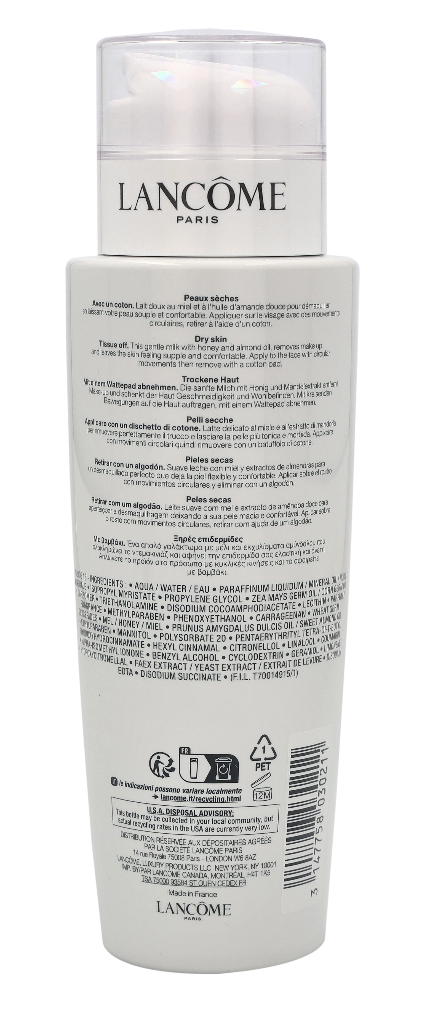 Lancome Lait Galatee Confort Makeup Remover Milk