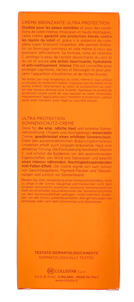 Collistar Ultra Protection Tanning Cream SPF30 150ml
