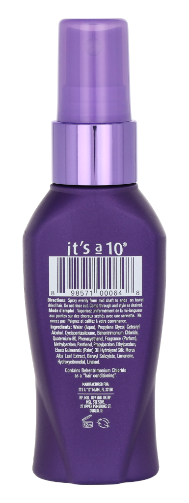 It's A 10 Silk Express Miracle Silk Leave-In 59.10 ml