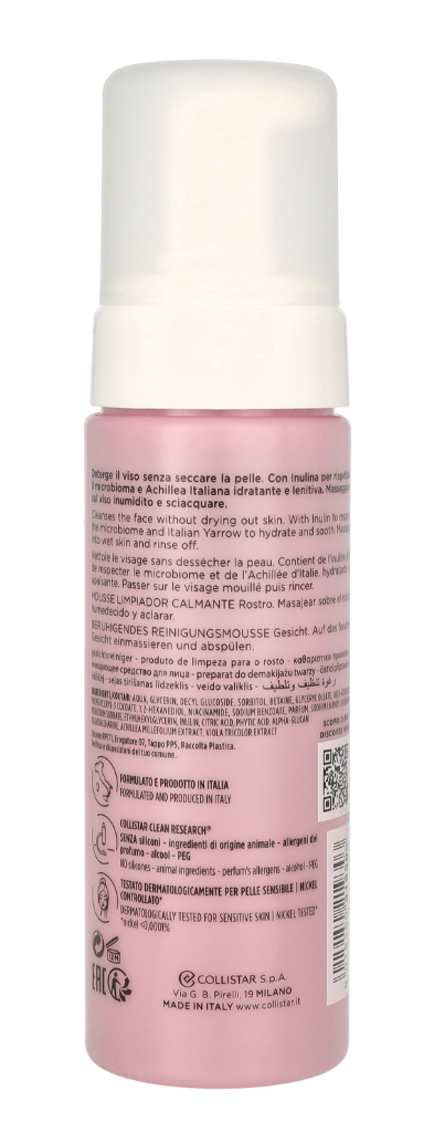 Collistar Soothing Cleansing Foam 180 ml