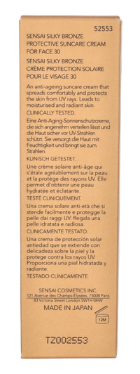 Sensai Silky Bronze Sun Care Cream For Face SPF30 50 ml