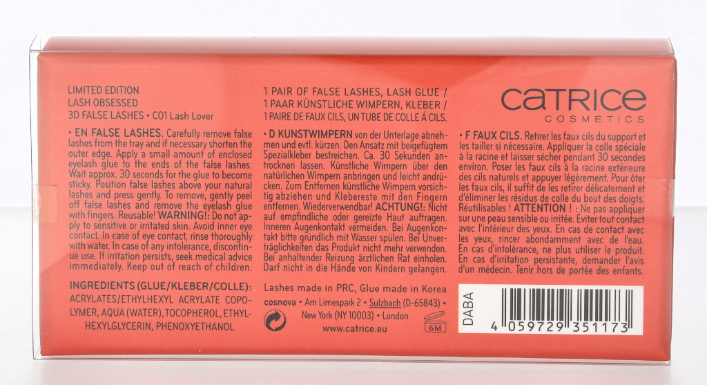 Catrice Obsessed 3D False Lashes 1 stuk