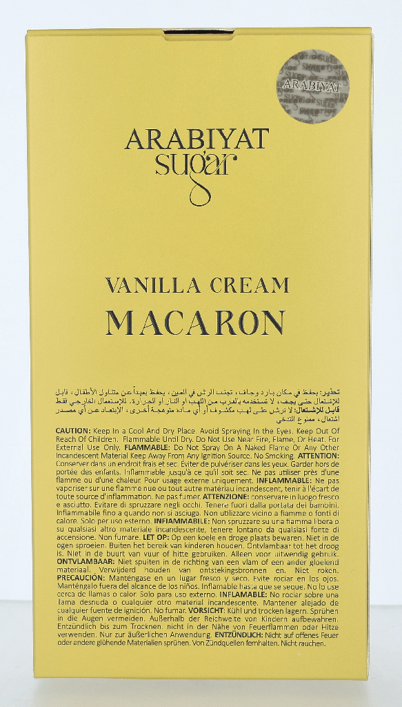Arabiyat Sugar Vanilla Cream Macaron Edp Spray 100 ml