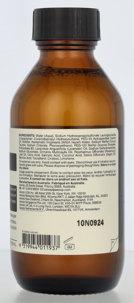 Aesop In Two Minds Facial Cleanser 100 ml
