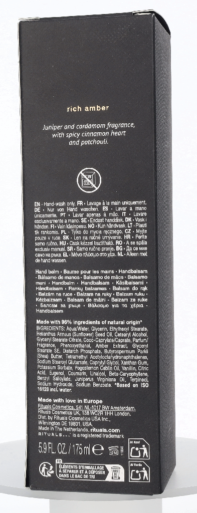 Rituals Precious Amber Kitchen Hand Balm 175 ml