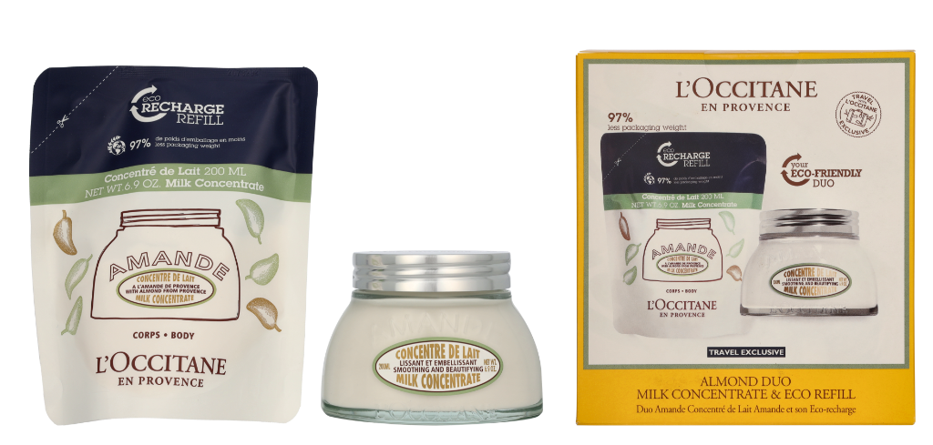 L'Occitane Almond Milk Concentrate Duo Set 400 ml