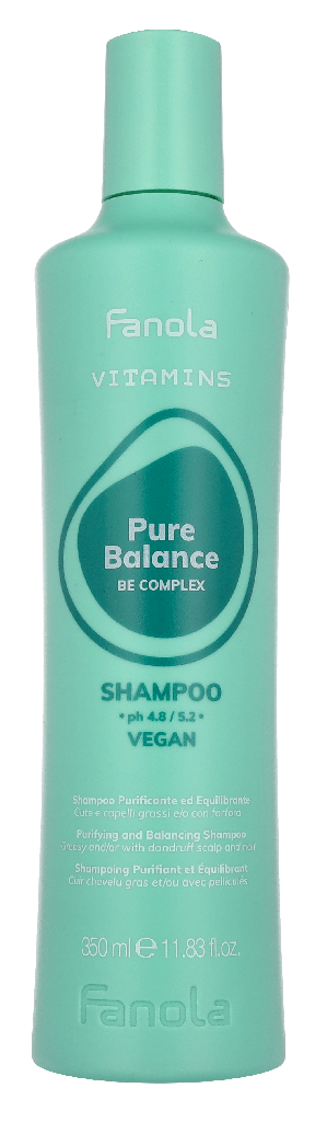 Fanola Vitamins Pure Balance Be Complex Shampoo 350 ml