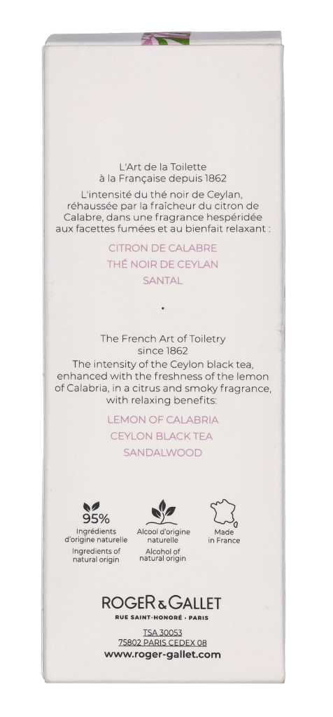 Roger & Gallet Feuille De The Wellbeing Fragrant Water