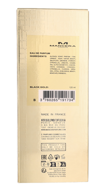 Mancera Black Gold Eau de parfum Spray 120ml