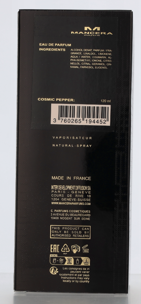 Mancera Cosmic Pepper Edp Spray 120 ml