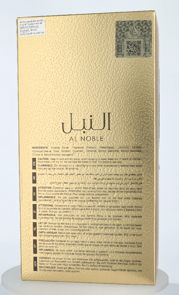 Lattafa Al Noble Safeer Edp Spray 100 ml